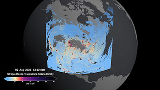 NASA Shares First Images from US Pollution-Monitoring Instrument